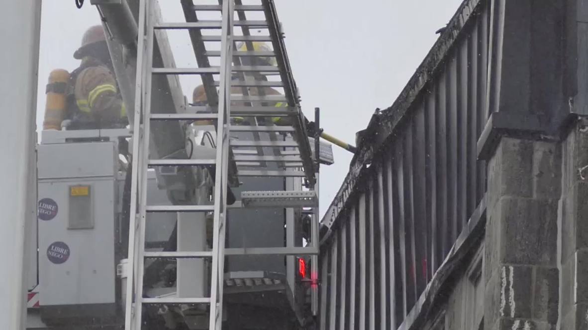 Canada: Famous district of Montreal set ablaze