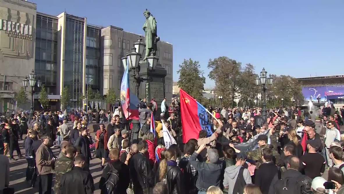 Russia: Muscovites hold rally for peace in Ukraine
