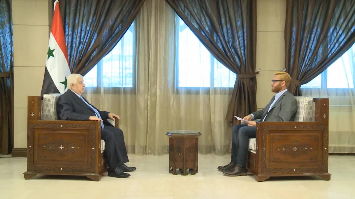 Syria - "We doubt the sincerity of U.S. intentions," says Syrian FM Waleed al-Moalem