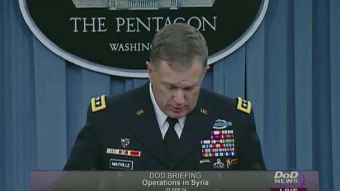 USA: "Khorasan was potentially planning to attack US homeland" says Mayville - POOL