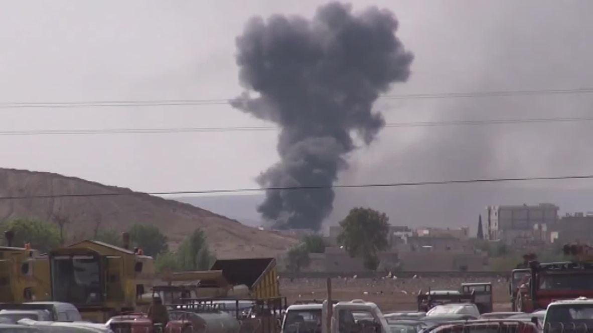 Syria: Kobane smoulders as IS steps up attack