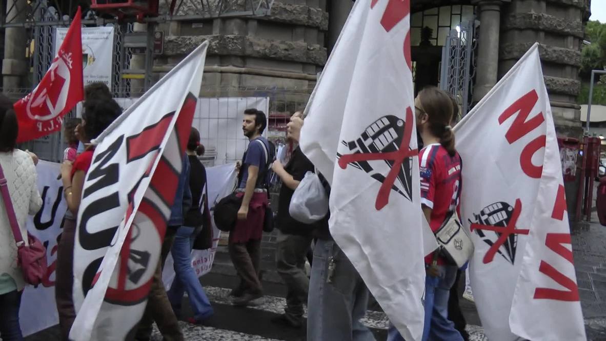 Italy: Anti-MUOS protesters rally against NATO presence in Sicily