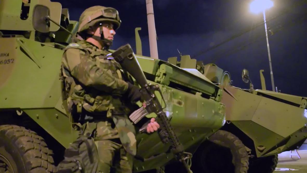 Brazil: Look at this huge security presence in Rio as election dawns
