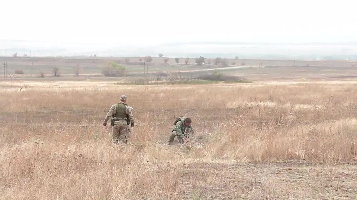 Ukraine: DPR militia uncover unexploded mines in Donetsk