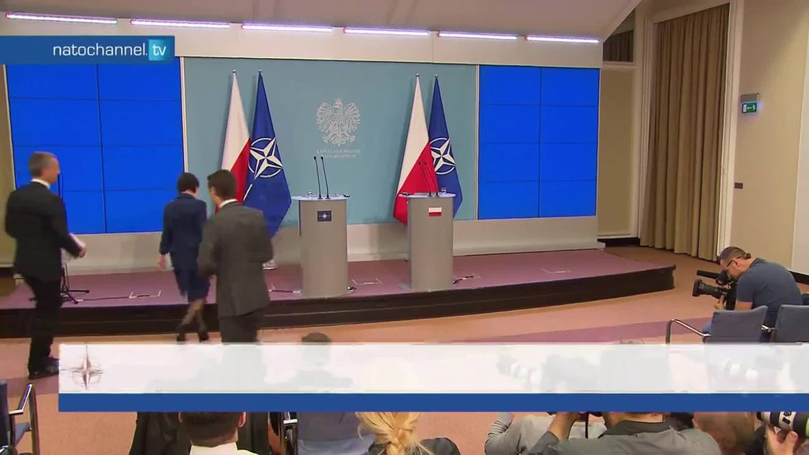 Polish: New NATO chief visits Poland, promises "spearhead force" to deal with "threats"