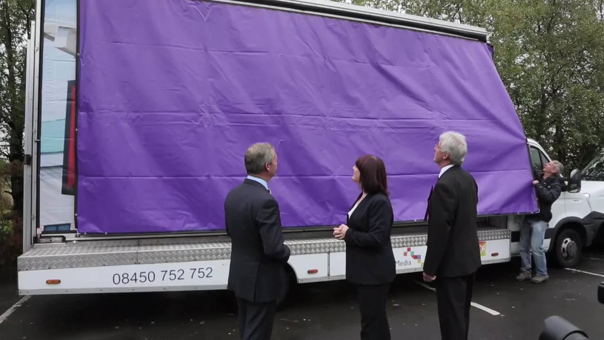 UK: "Miliband gone by Christmas," says tanked-up Farage