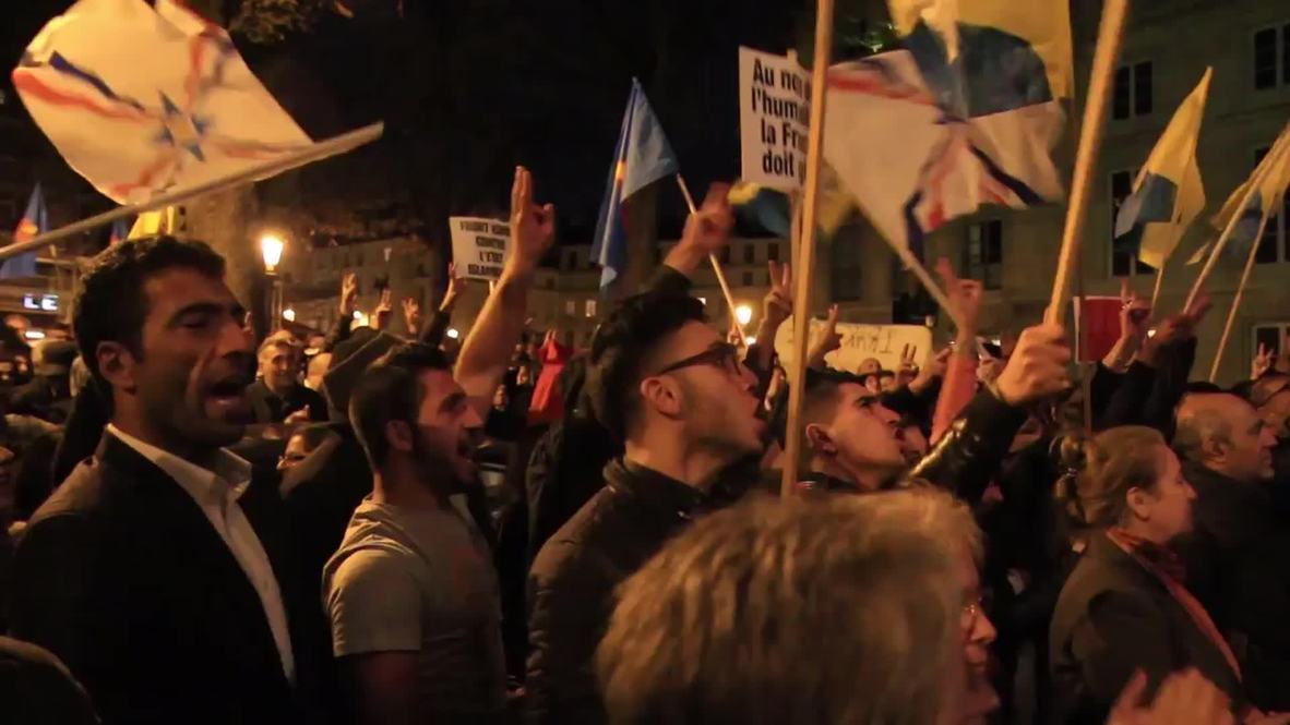 France: "In the name of humanity, France must act in Kobane" say protesting Kurds