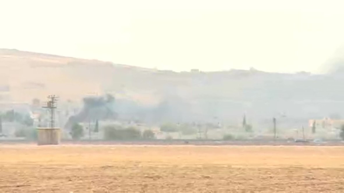 Turkey: Kobane burns after airstrikes target IS