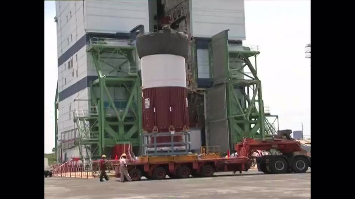 India: See preparations for India's GPS-rival satellite launch