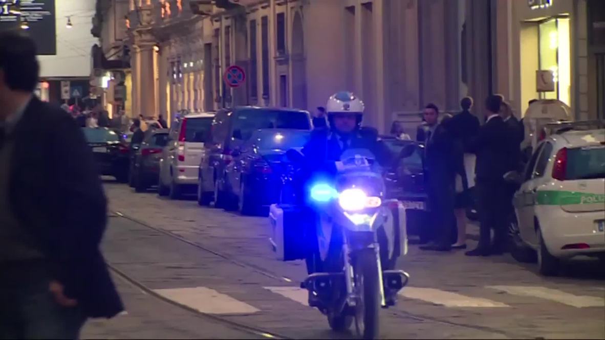Italy: Dignitaries arrive for ASEM formal dinner, including Lavrov and Merkel