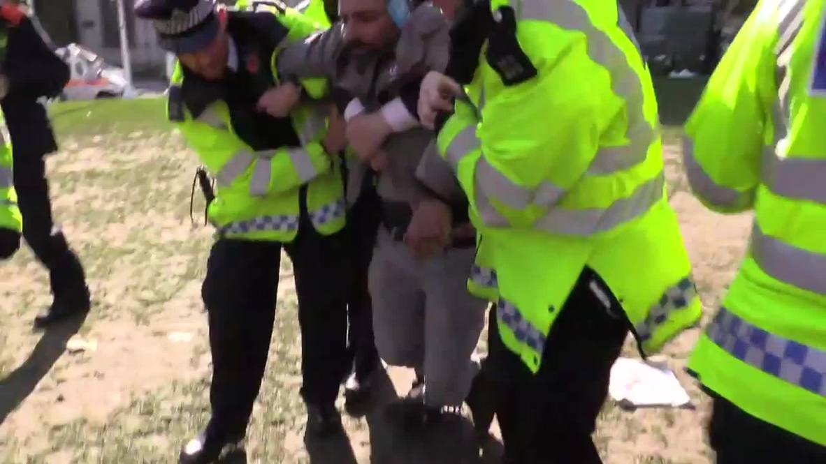 United Kingdom: Occupy protesters attempt to retake Parliament Square