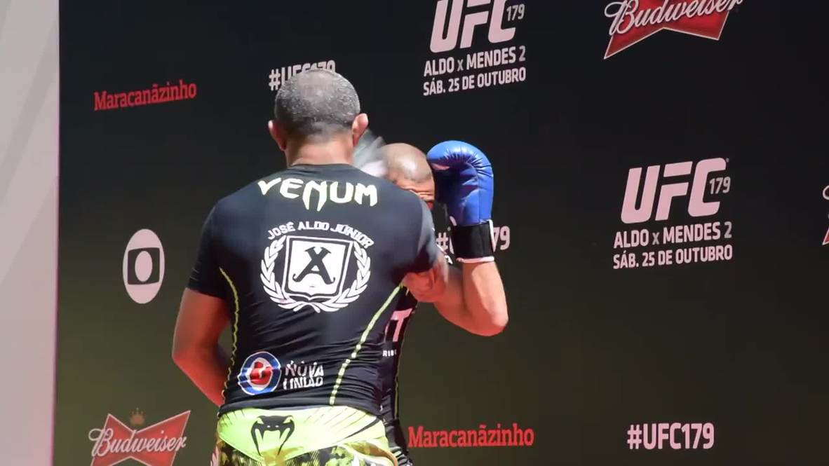 Brazil: Maracana hosts UFC grudge match training