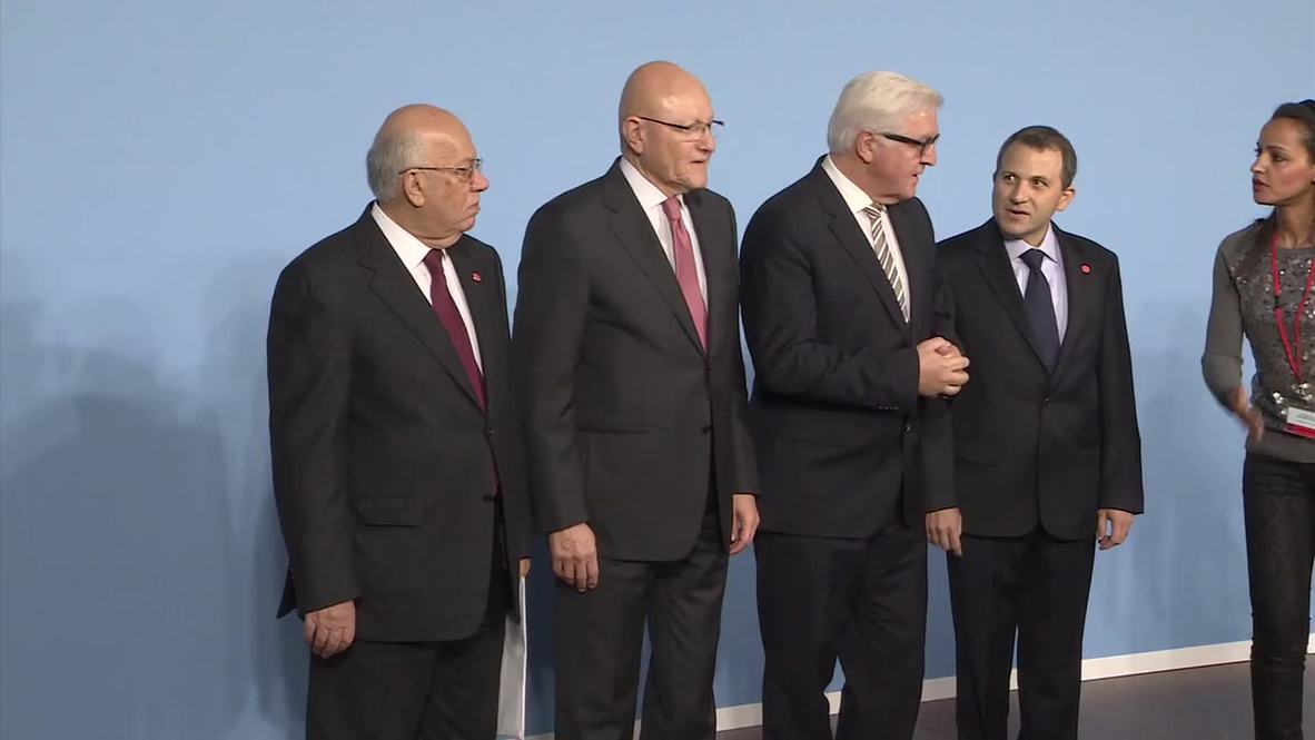 Germany: Steinmeier, Salam stress danger of Syrian refugee issue