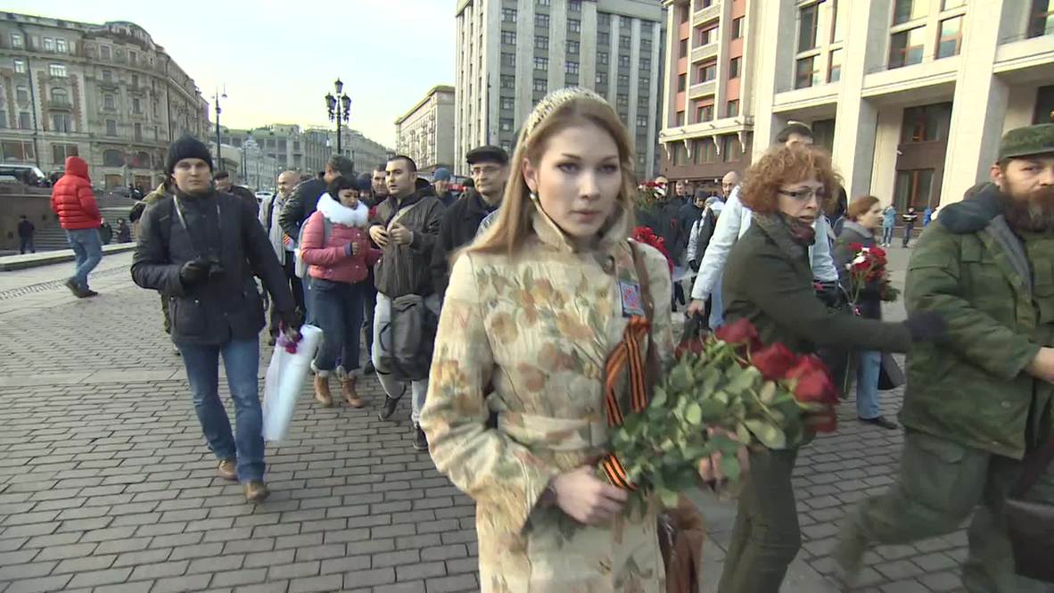 Russia: Moscow pays respects to Odessa tragedy victims
