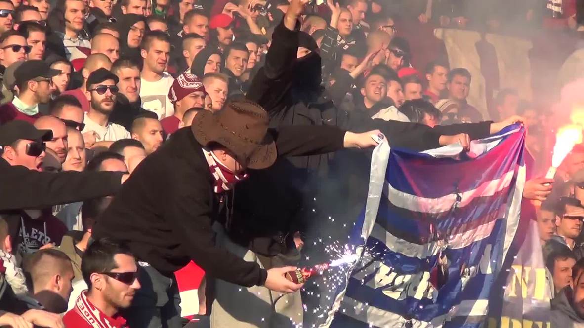 Bosnia and Herzegovina: Stadium riots send Sarajevo derby up in smoke