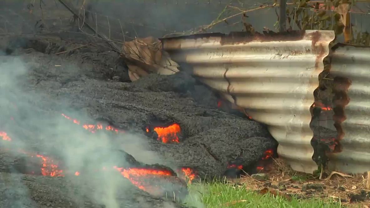 USA: See Hawaii SIZZLE as molten lava eats away at infrastructure