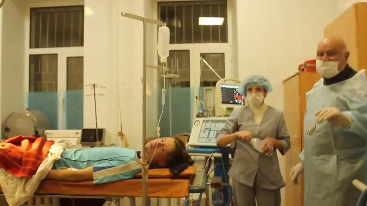 Ukraine: Schoolboy in hospital after football pitch shelling