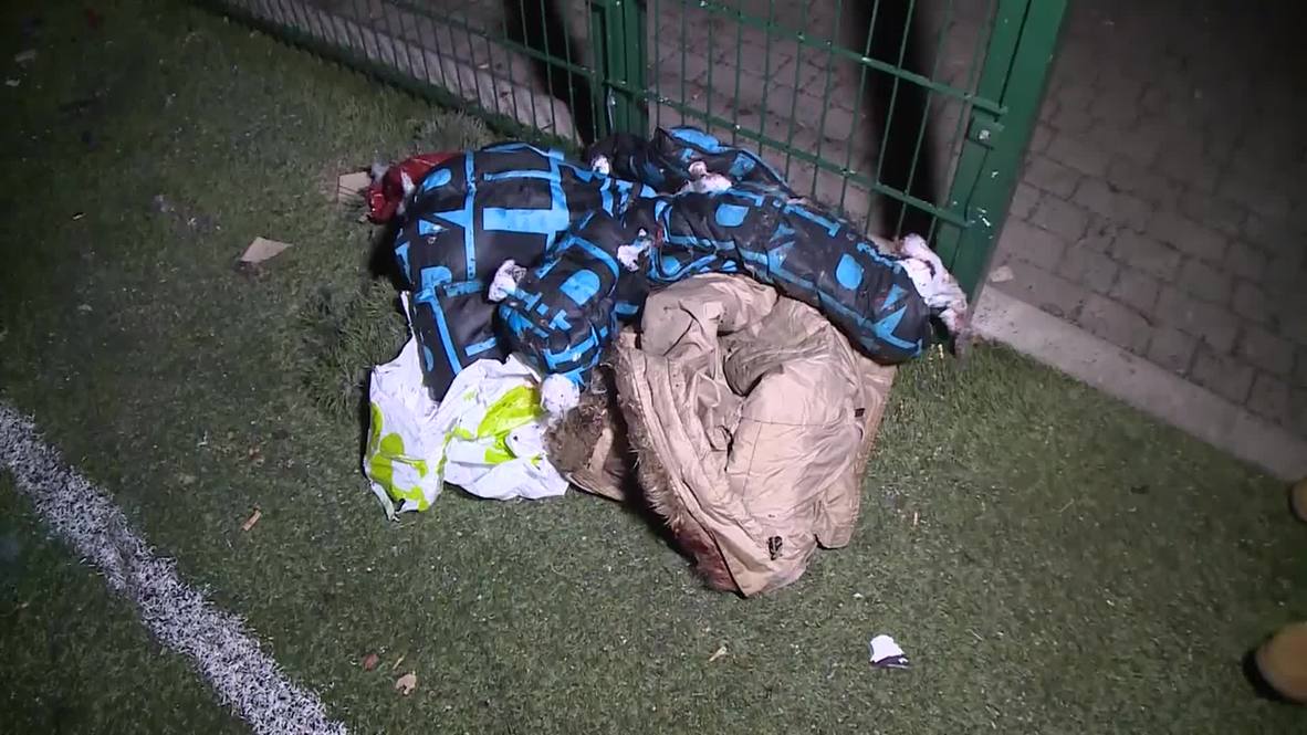 Ukraine: Two schoolboys killed in football pitch shelling *GRAPHIC*