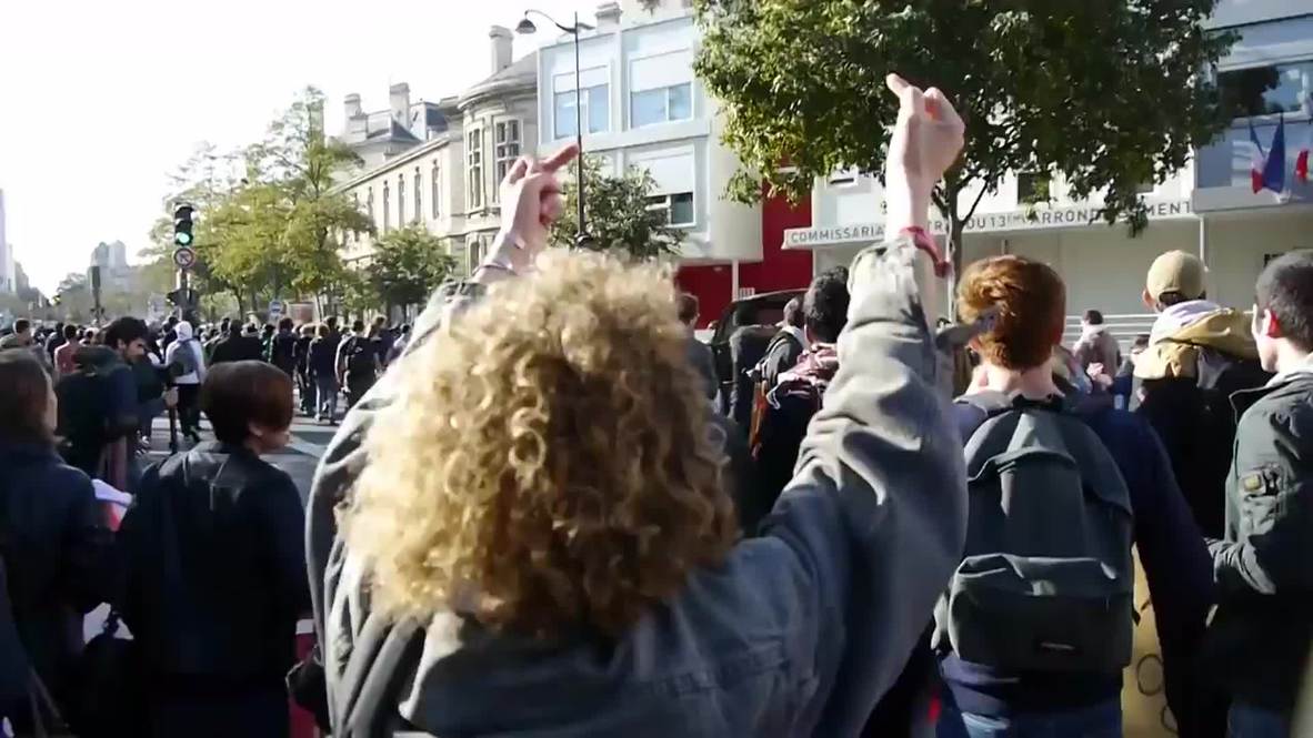 France: Remi Fraisse solidarity march hits central Paris from all angles