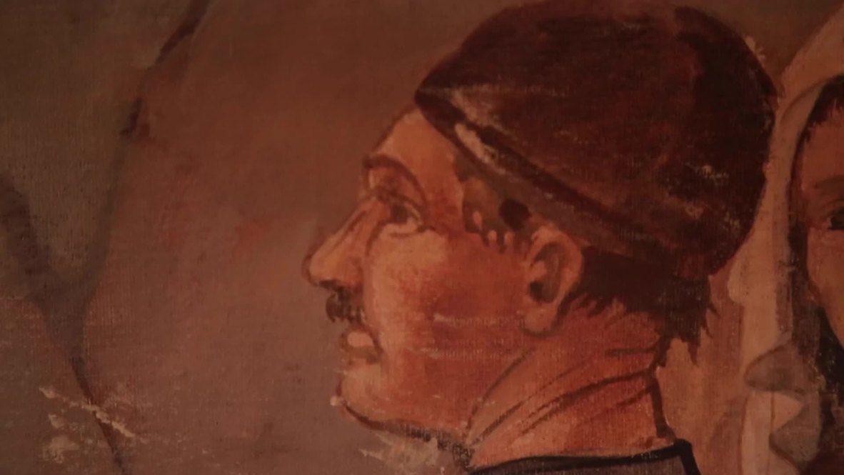 Germany: Does this painting show Hitler and Jesus together?