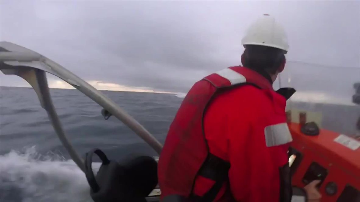 Spain: See Greenpeace dramatically RAMMED by Spanish navy, one injured