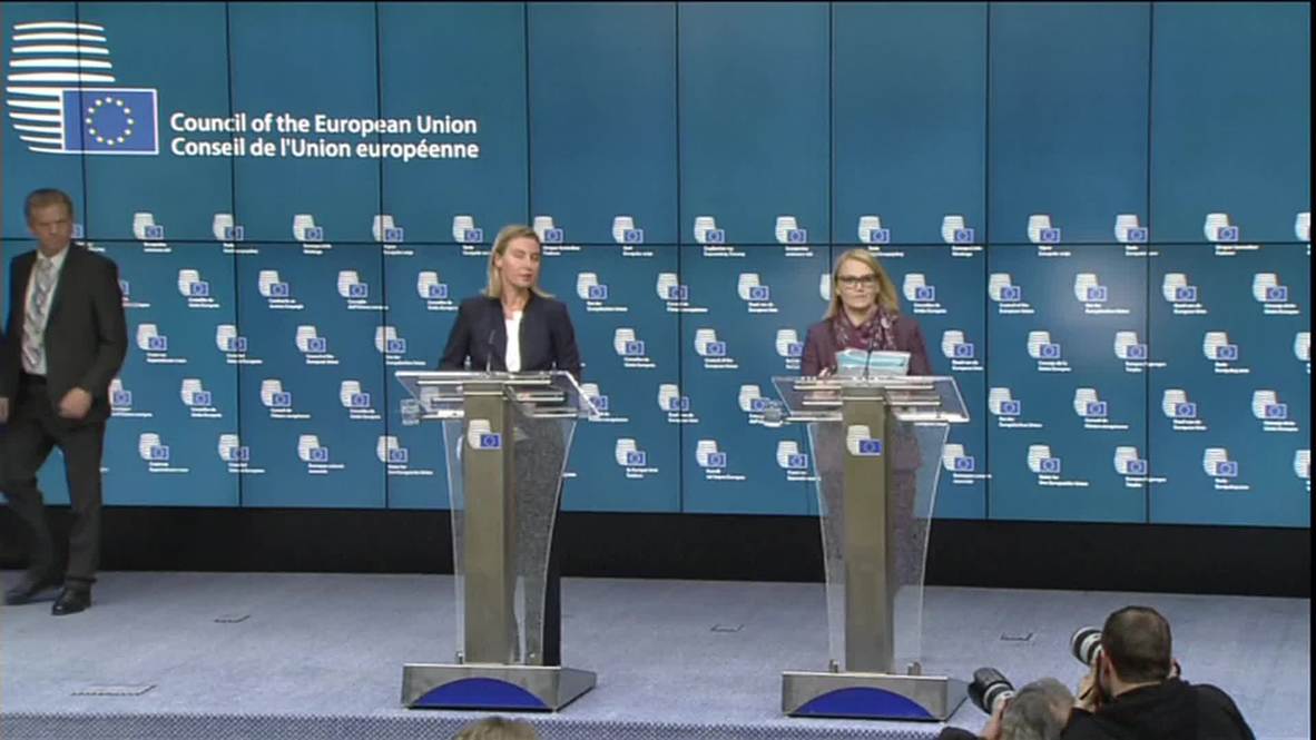 Belgium: "I need physical, psychological prep to face Russia" - Mogherini