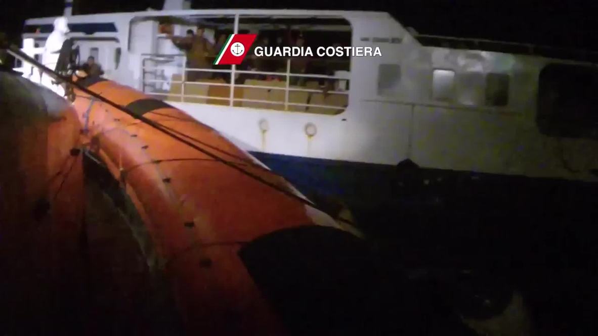 Italy: Over 200 migrants picked up by Italian Coast Guards