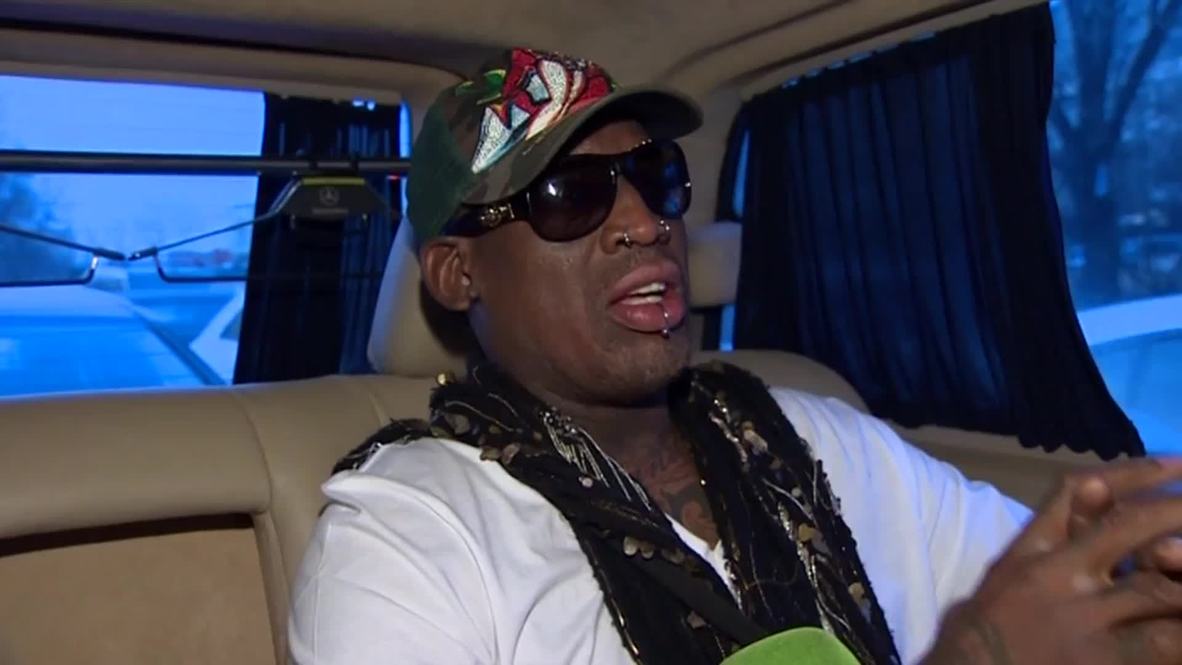 Russia: Watch Dennis Rodman talk Putin and Obama in first ever Moscow visit