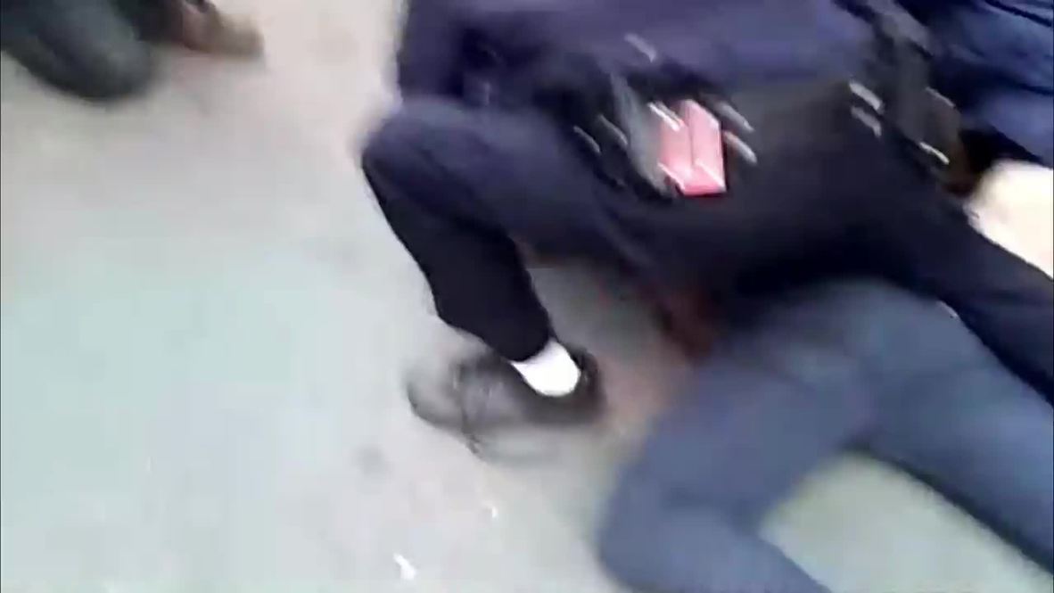 USA: Police arrest Ferguson protesters in NYC