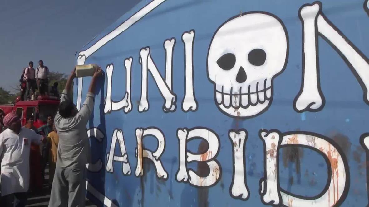 India: Thousands protest US role in Bhopal gas tragedy