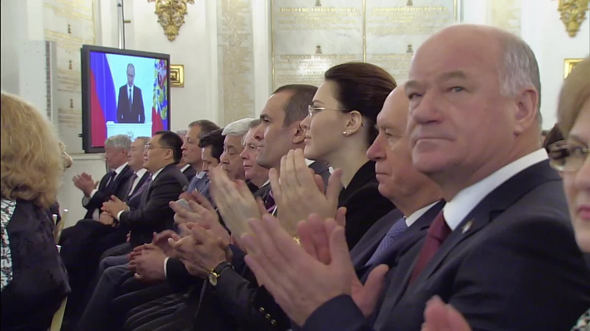 Russia: "We won't join arms race, but we will ensure defence" - Putin