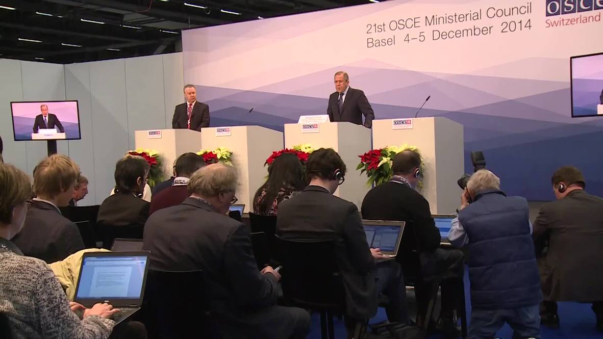 Switzerland: Watch Sergei Lavrov LAUGH at journalists question