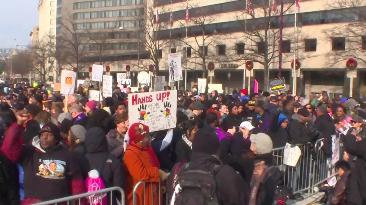 USA: Rights acitivists descend on DC, prepare for march to the Capitol