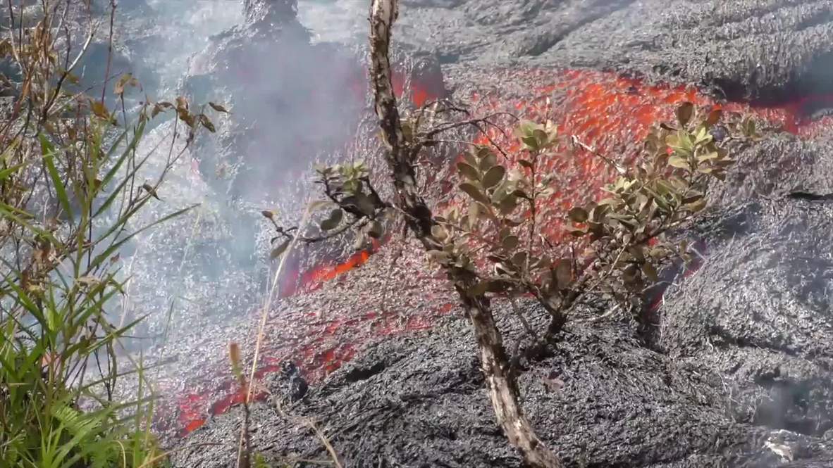 USA: See LAVA creep across Hawaii