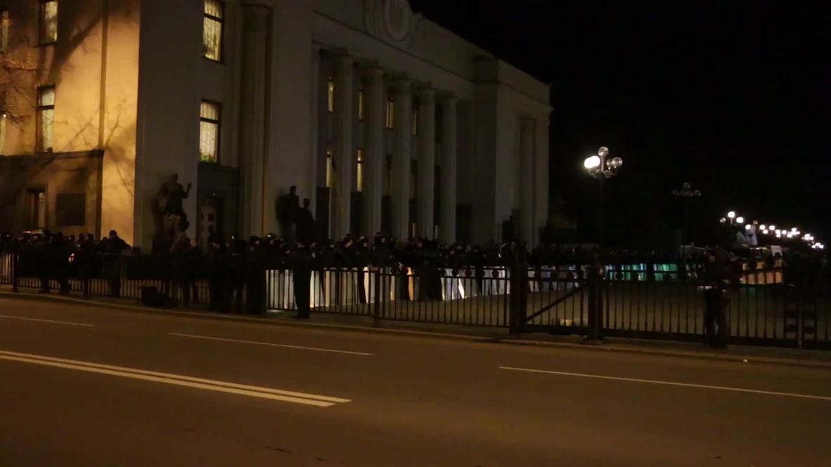 Ukraine: Rada on lockdown during anti-austerity demo