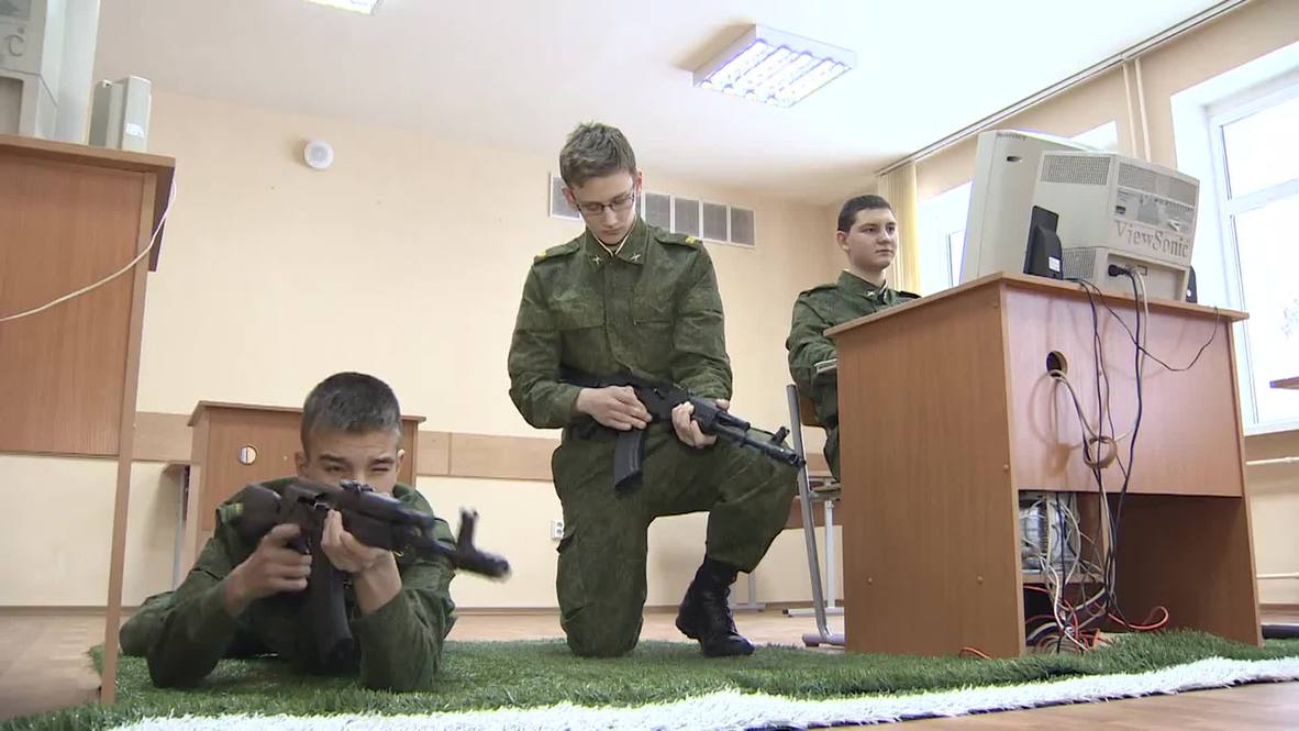 Russia: See 11-yr-old cadets train at Suvorov Military School