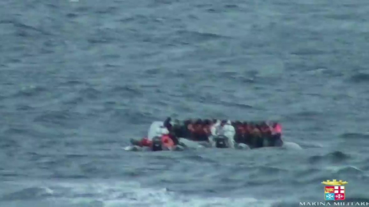 Italy: Navy pick up 1,300 migrants off Italian waters