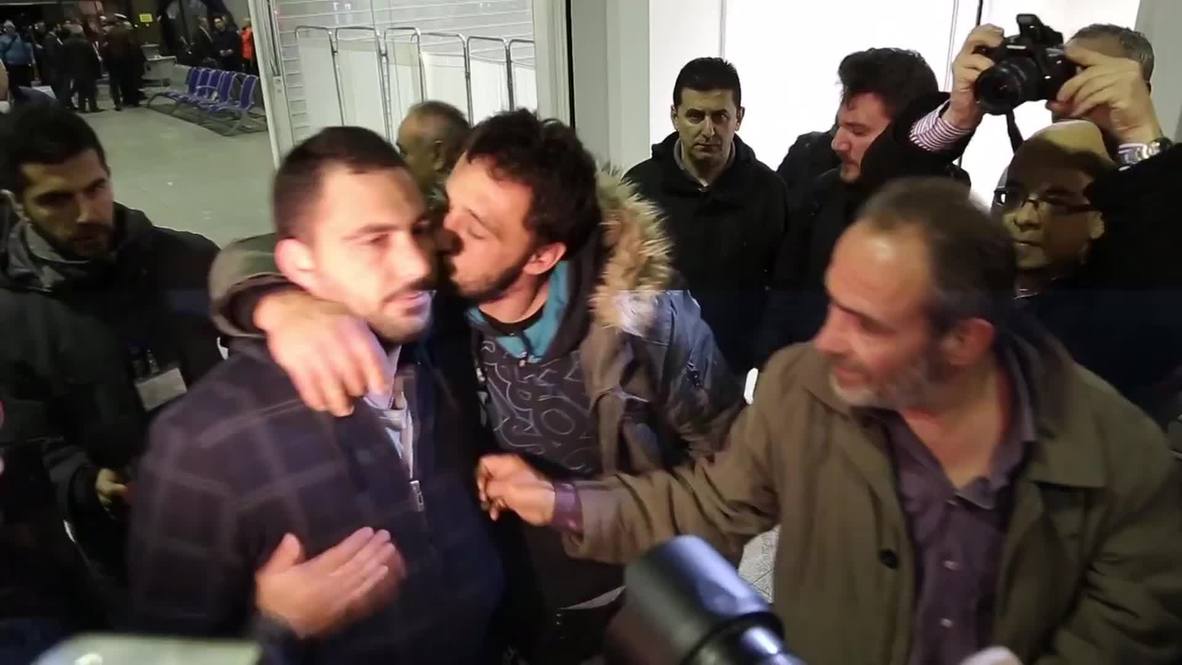 Greece: See Norman Atlantic ferry SURVIVORS arrive at Greek port