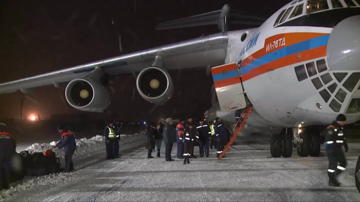 Russia: EMERCOM rescue workers return from AirAsia mission