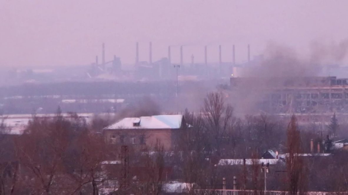 Ukraine: Donetsk's residential areas battered by mortars and artillery