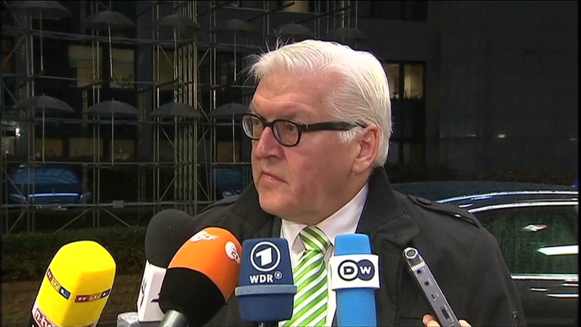 Belgium: Steinmeier talks E Ukraine, Astana summit ahead of Brussels meeting