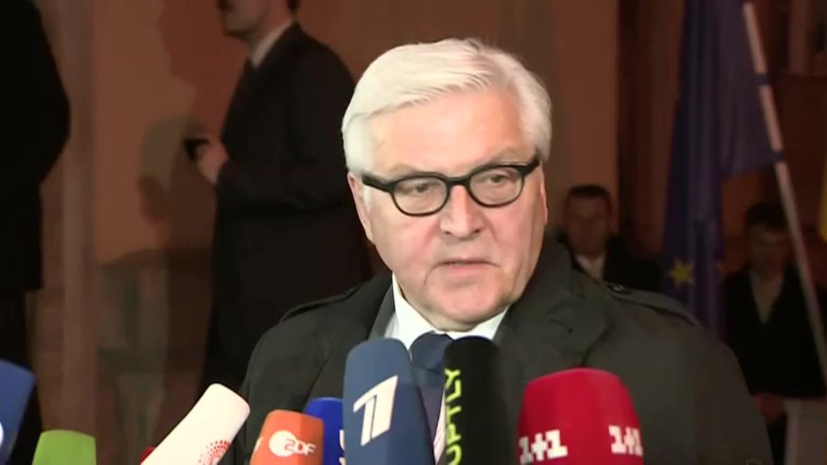 Germany: 'E. Ukraine situation getting more dangerous' - Steinmeier