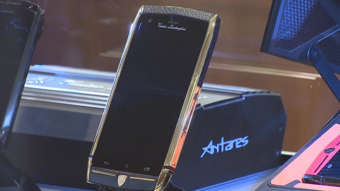 Russia: 'The world's most luxurious phone' - the Lamborghini 88 Tauri - hits Moscow