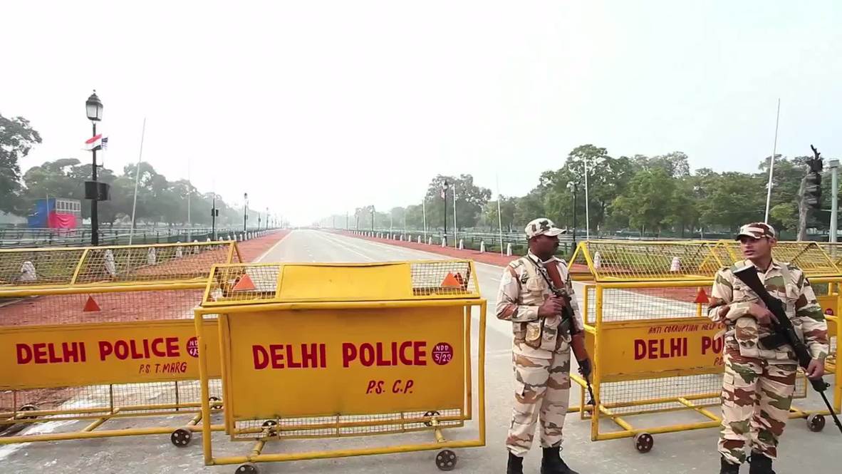 India: See how New Delhi LOCKS DOWN for Obama visit