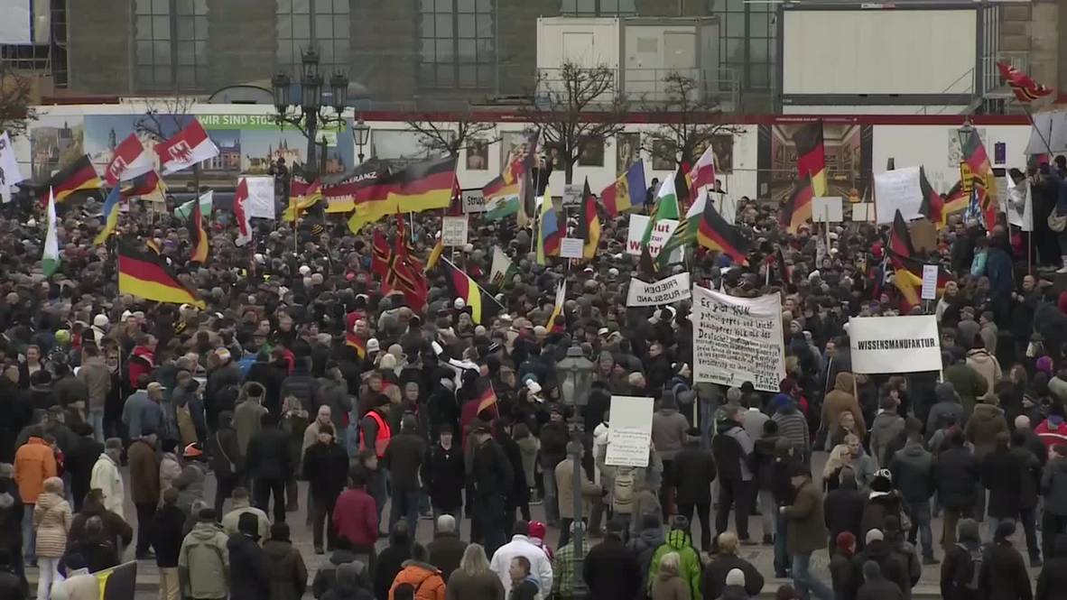 Germany: PEGIDA's first demo since Lutz Bachmann's resignation
