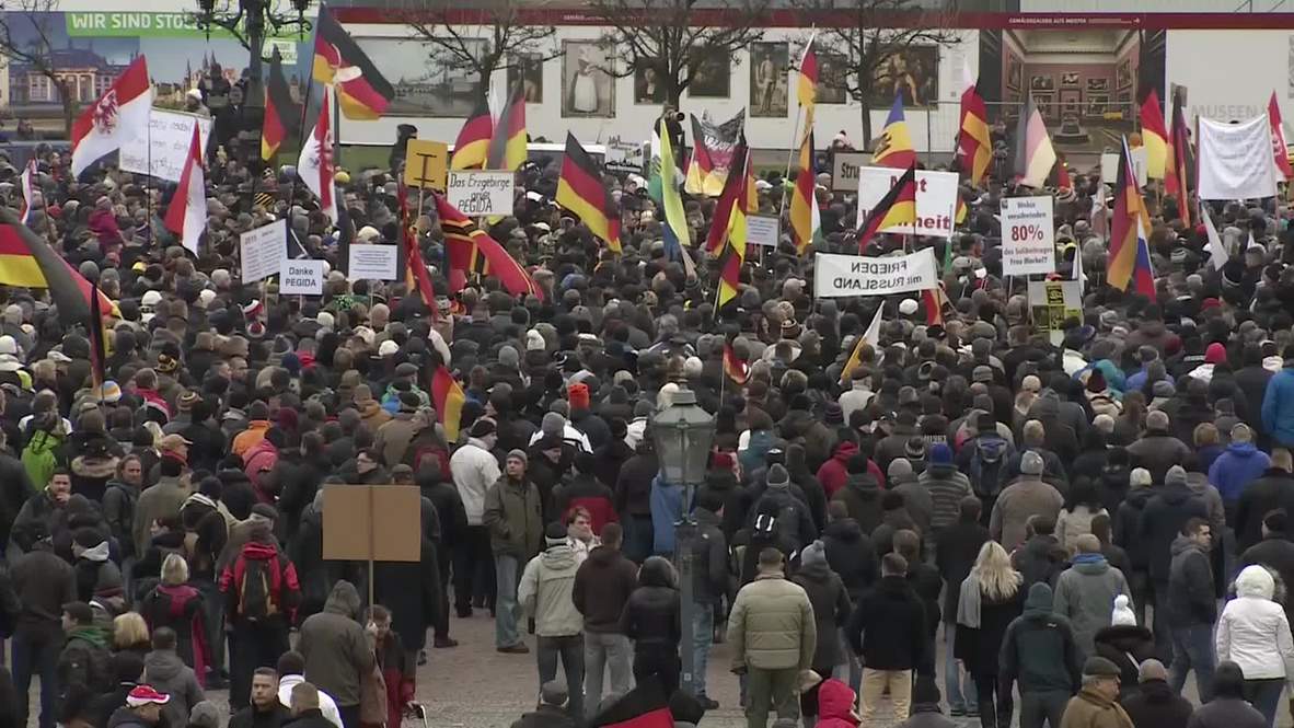 Germany: Watch PEGIDA activist RAGE against Germany's political system