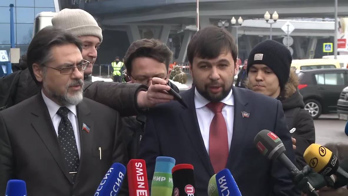 Belarus: Kiev no-show as DNR's Pushilin arrives for peace talks