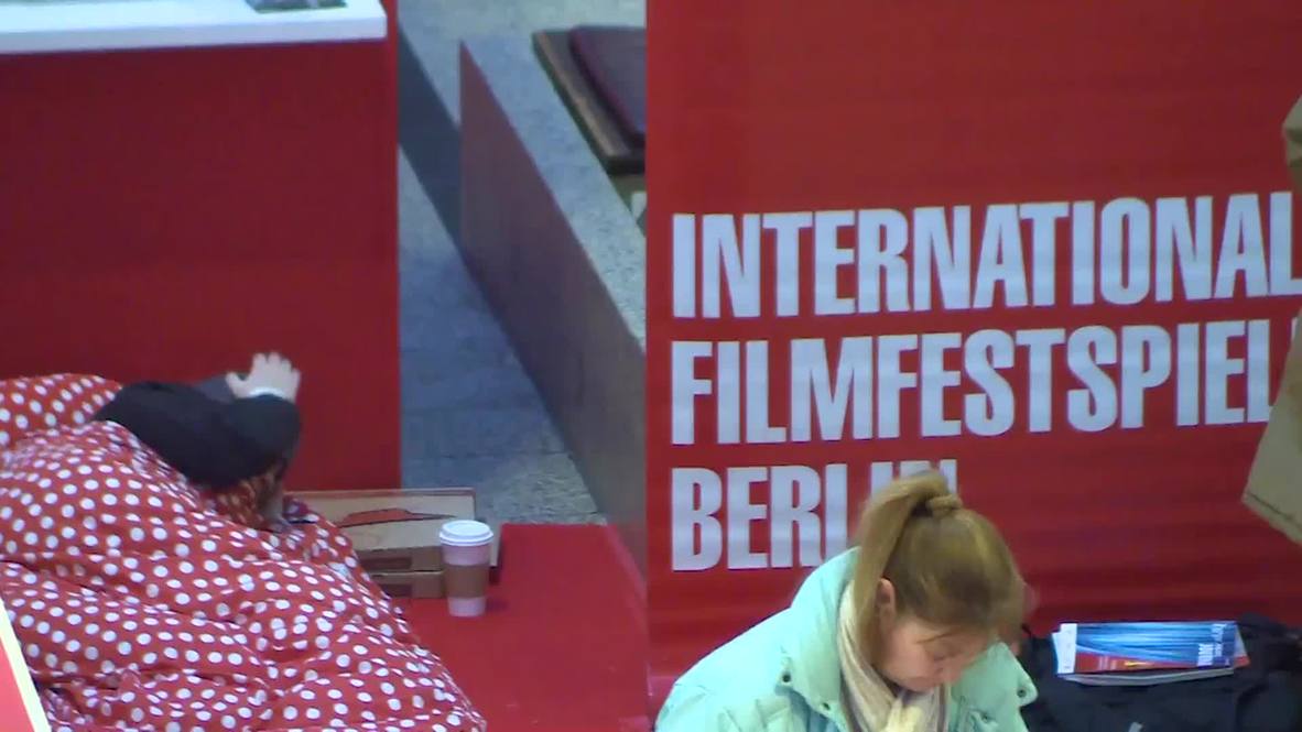 Germany: Film fans camp out for Berlinale tickets