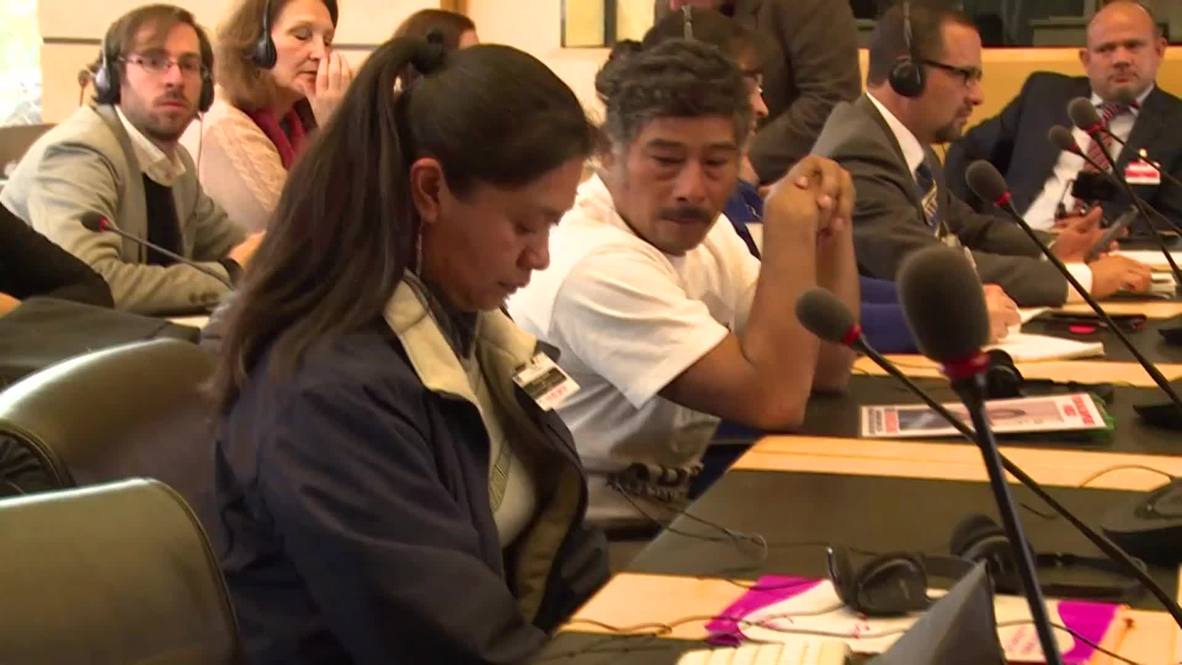 Switzerland: 'Find our children!' Parents of missing 43 attend UN meeting