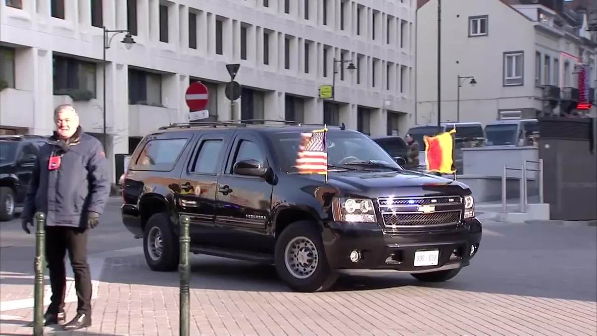 Belgium: Joe Biden arrives at EC for Ukraine talks